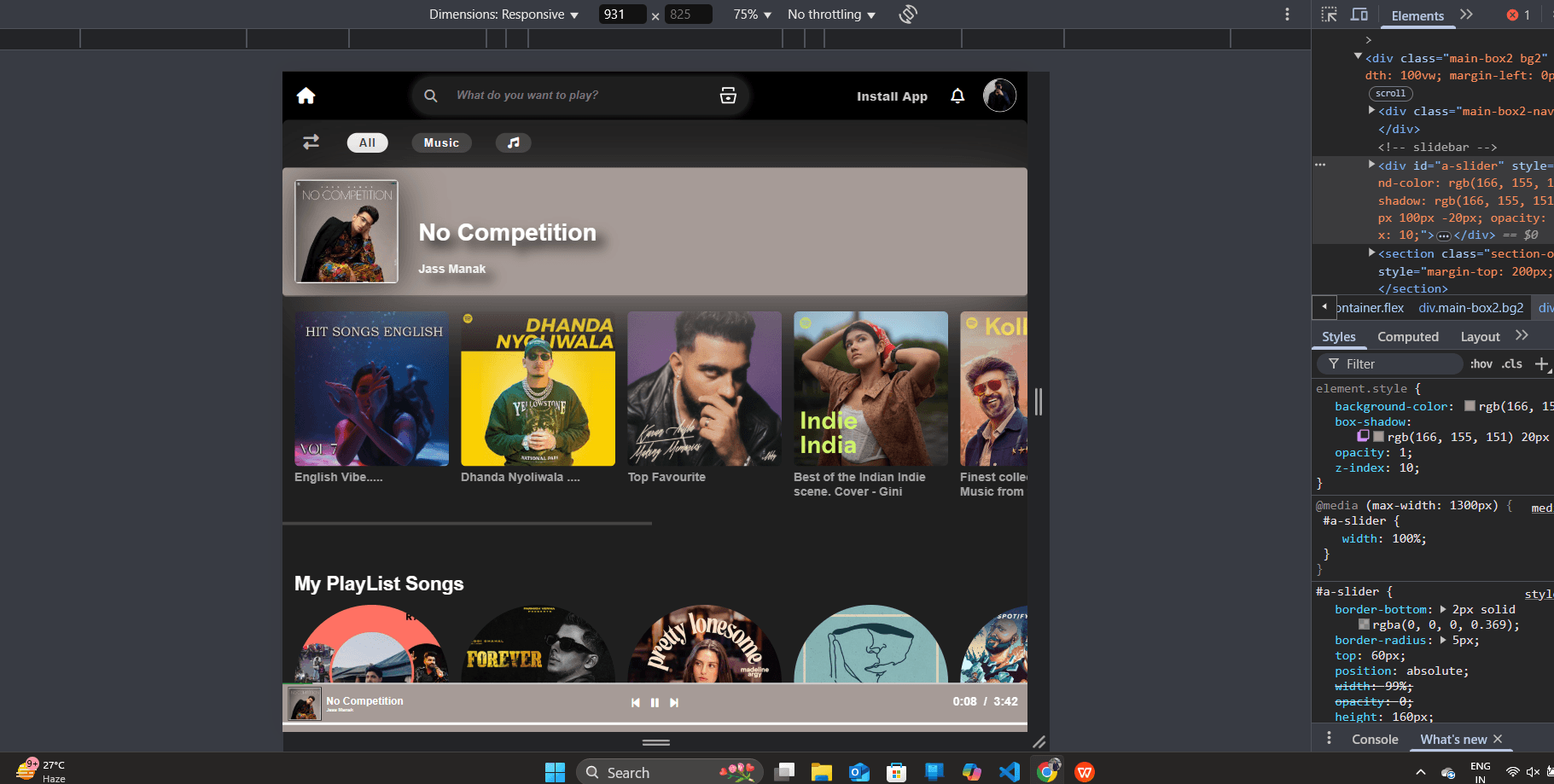 music app Screenshot 3