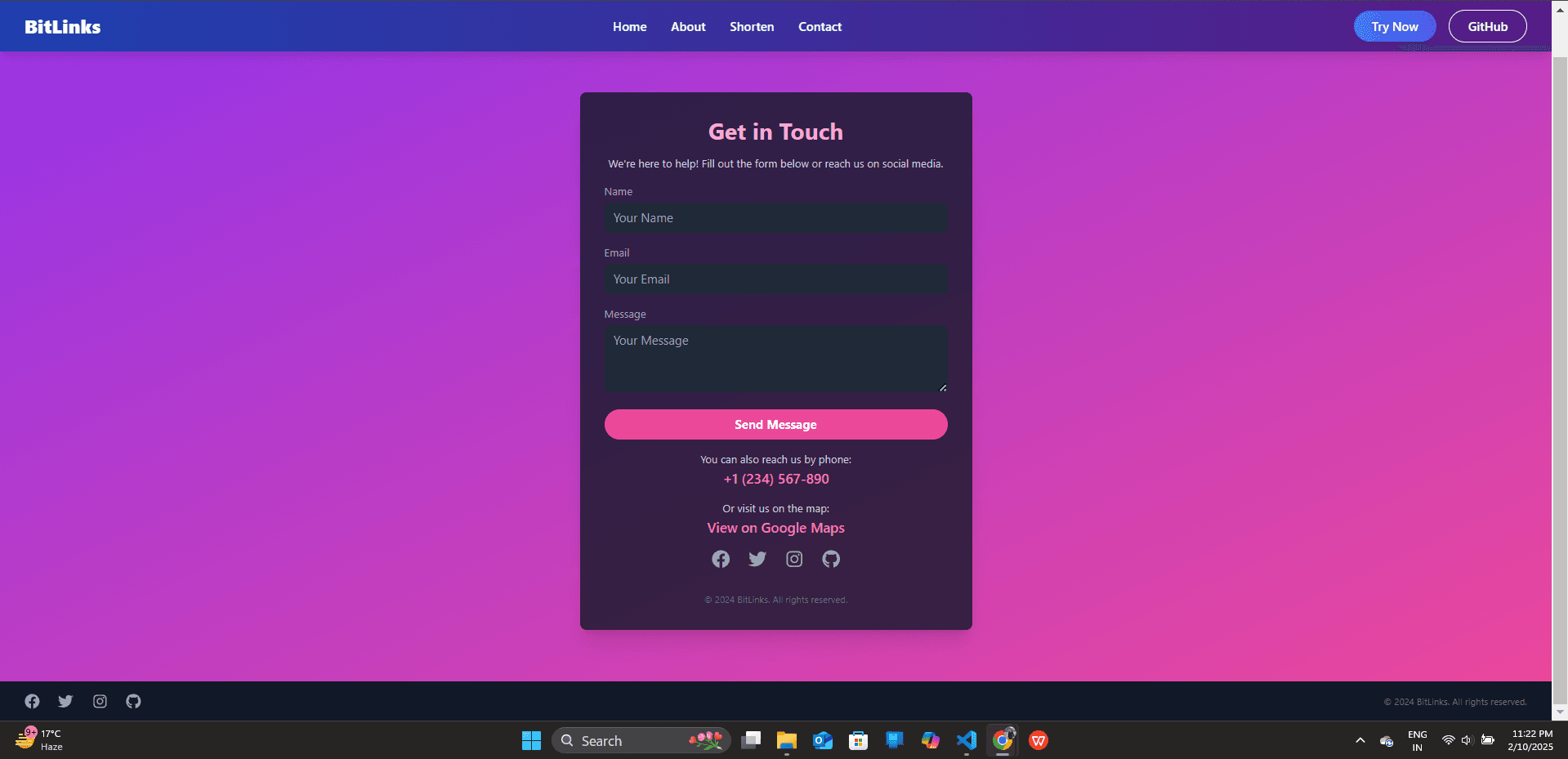 URL Shortener Screenshot 5